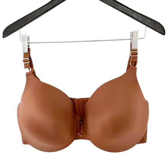 Ashley Graham Taupe Essential Icon T-shirt Bra - Picture 2 of 10